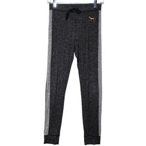 Women's PINK by Victoria's Secret Gray Black Leggings Yoga Pants Joggers Size XS